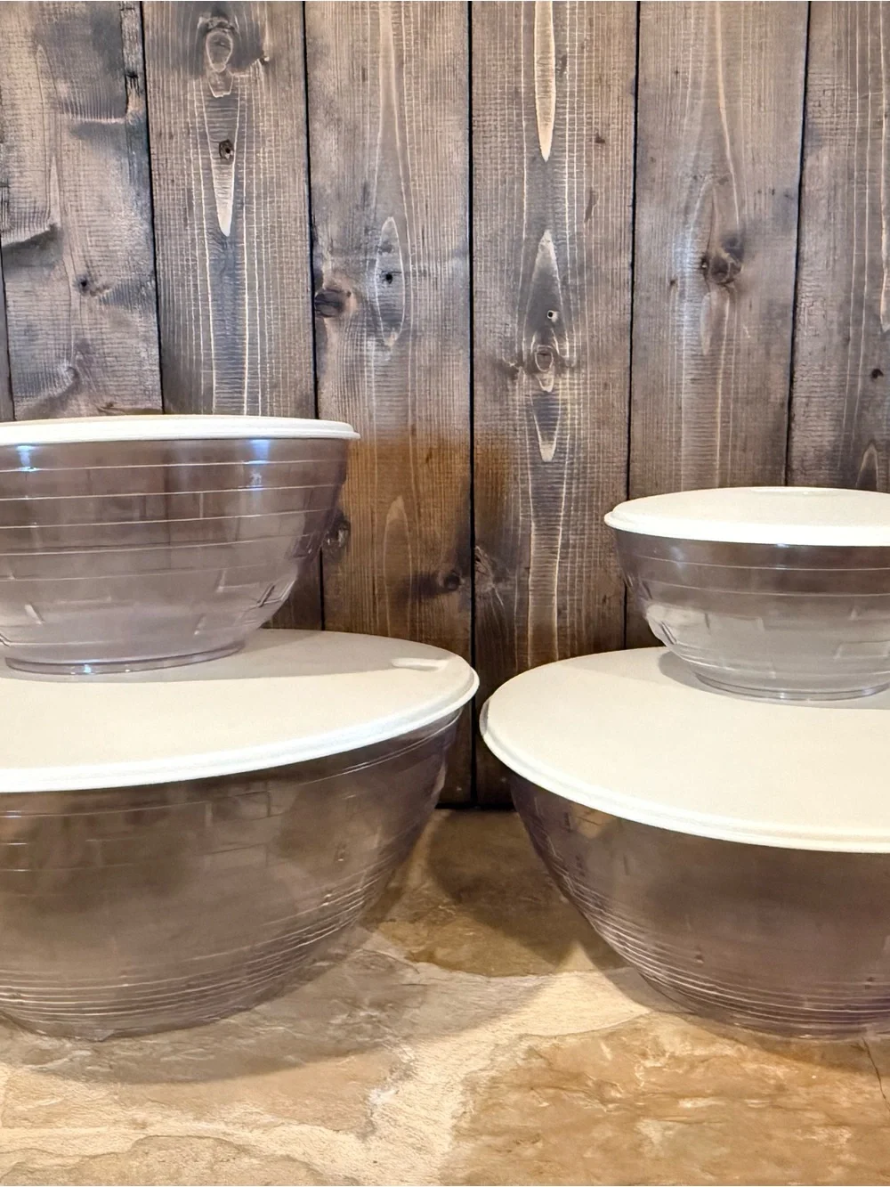 Longaberger Nesting Bowl Set 16 Piece Set 2002/2003